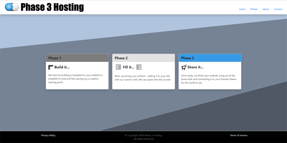 Phase 3 Hosting
